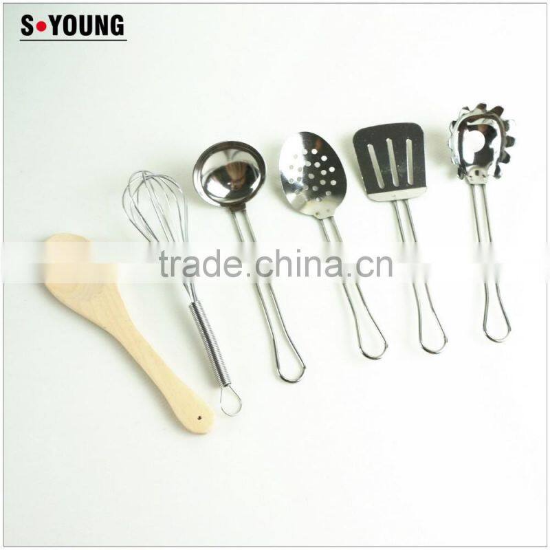 43019 7pcs mini Stainless Steel Cooking Tools Set