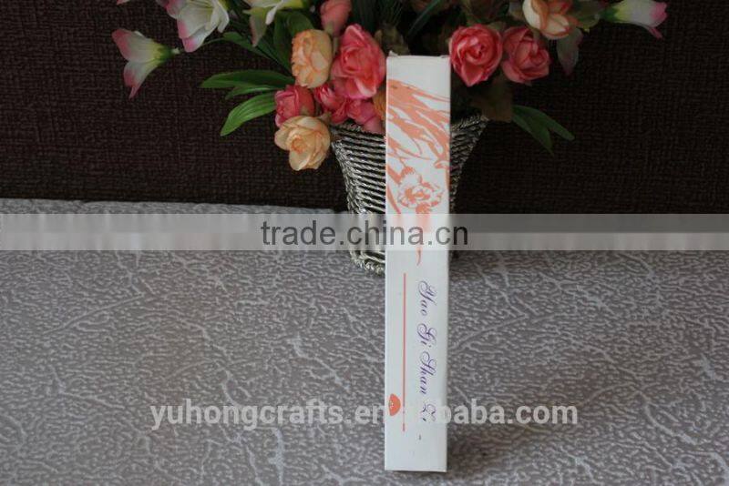 Lovely wedding gift fan paper package box