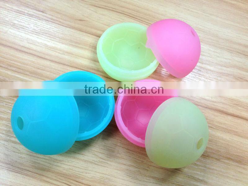 soccer ball silicone mold ice ball cube tray