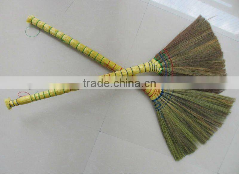 Natural sorghum grass sweeping street broom