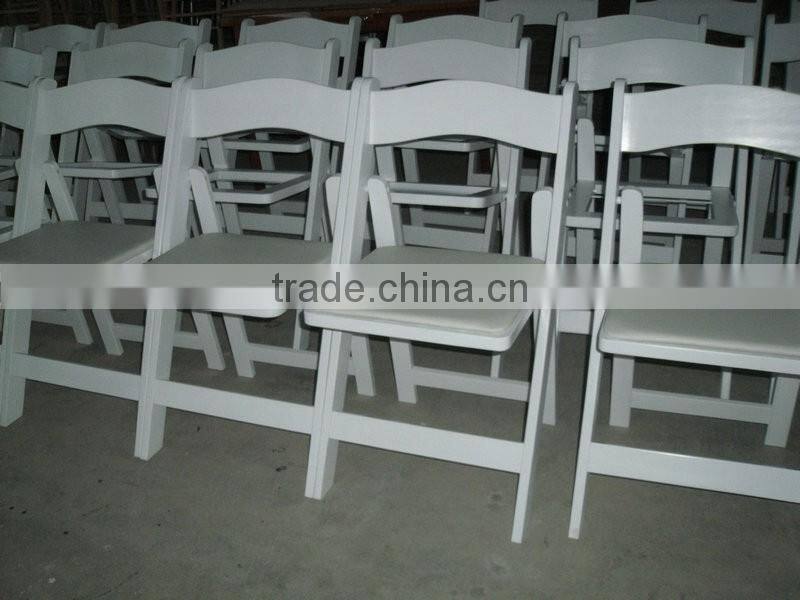 high quality banquet white wedding wood folding chairs for party