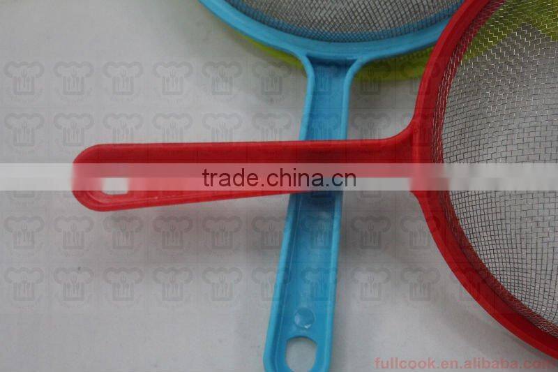 Colorful stainless steel oil strainer