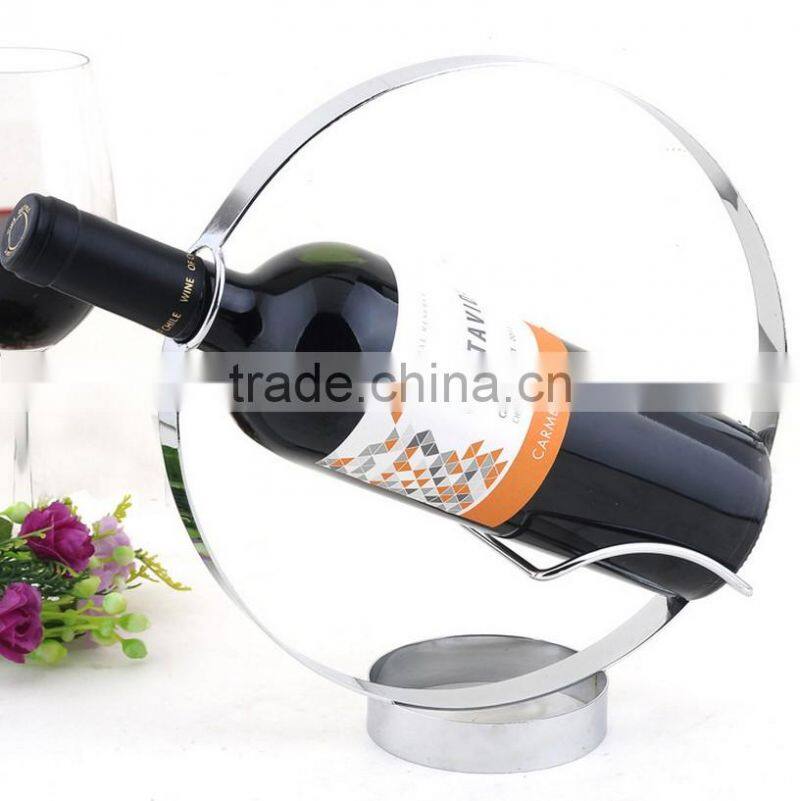 Novelty Sun shape Stainless steel red wine rack wine holder
