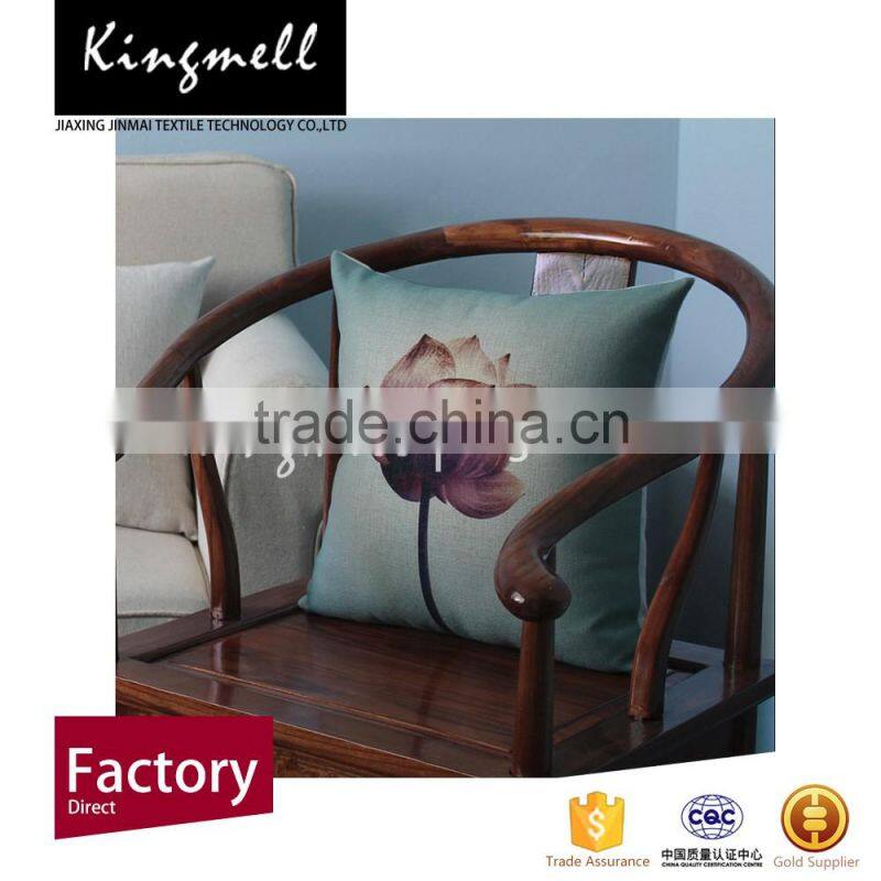 Wholesale chair covers high quality pillow case with custom printing