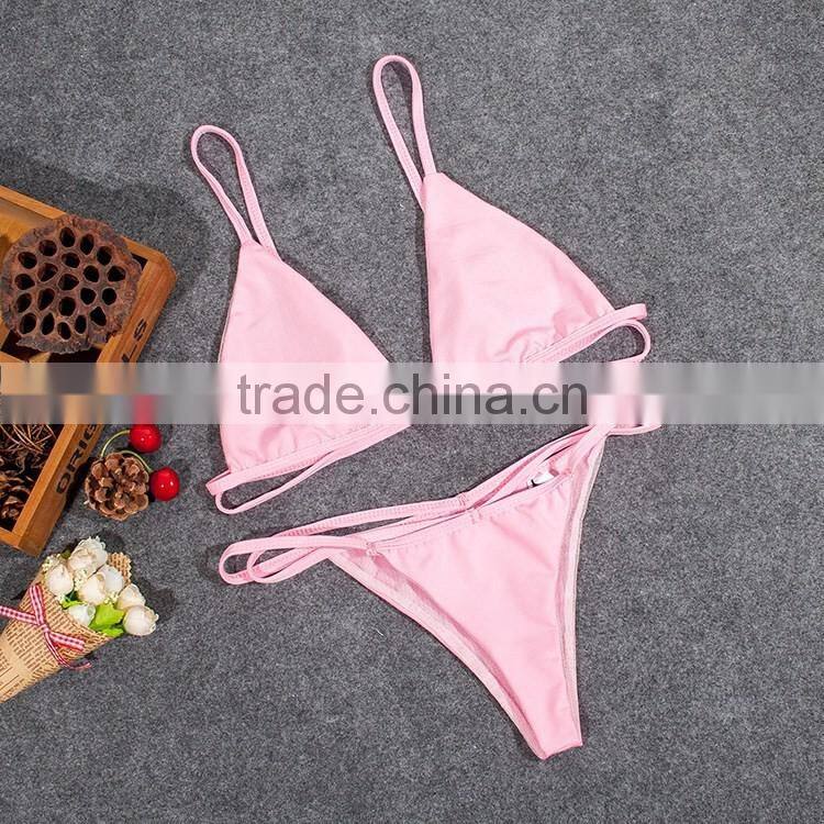 wholesale 2017 new design sexy swimwear bathing suits xxx hot sex bikini women beachwear OEM bralettes