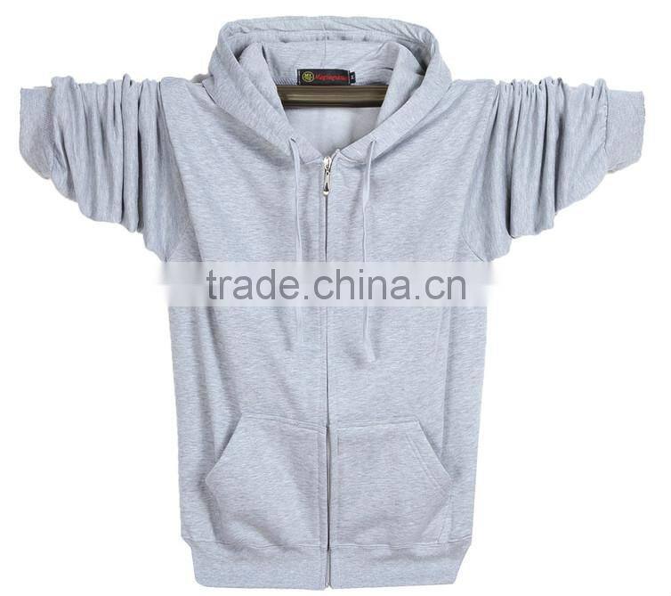 design your own colorblock high quality plain cotton casual full face zip hoodie