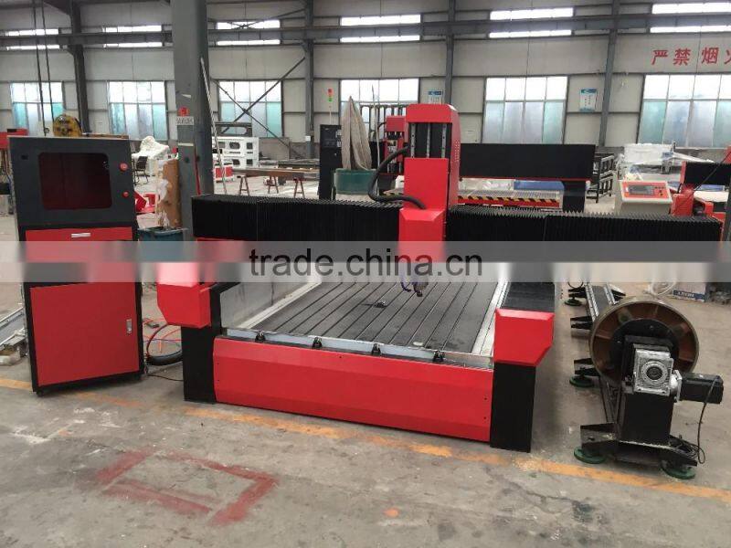 XJ6090 cnc router for wood aluminium metal carving with water tank