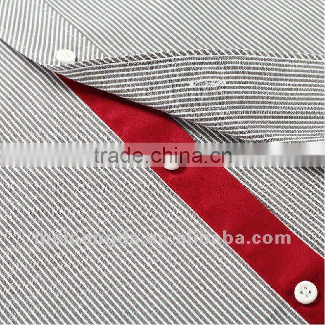 different color in collar stylish men shirt