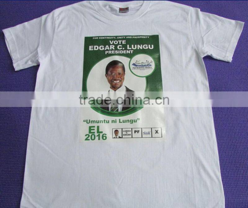 1 dollar cheap polyester elestion t-shirt