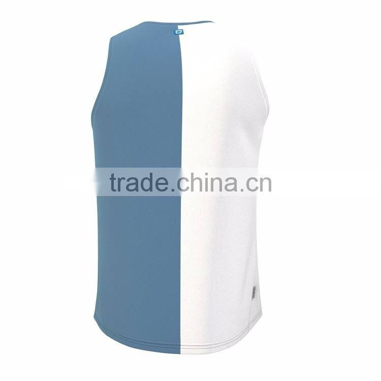 High performance gym singlet for run yoga and sports loose fitted sport training top