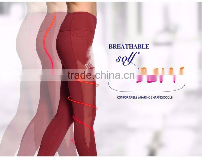 Hot sale yoga pants mesh leggings for high quality yoga pants wholesale