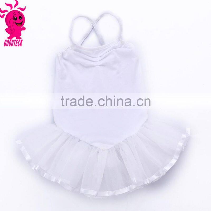 Wholesale girls white gymnastics ballet leotards for sale