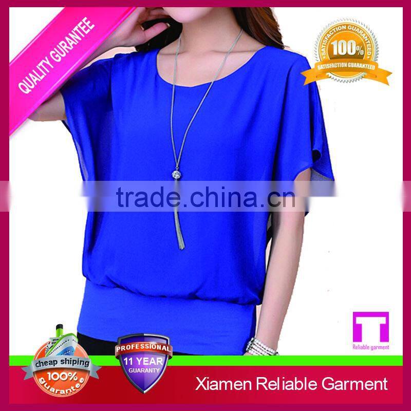 2016 new chiffon dress shirt distribution shirt for women
