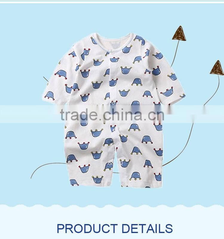 baby 100% cotton onesie short sleeve plain rompers