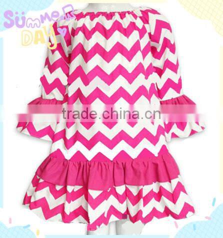 girls lace dresses clothing Baby Summer Chevron Petti Dress girls one shoulder dress baby girls children clothing