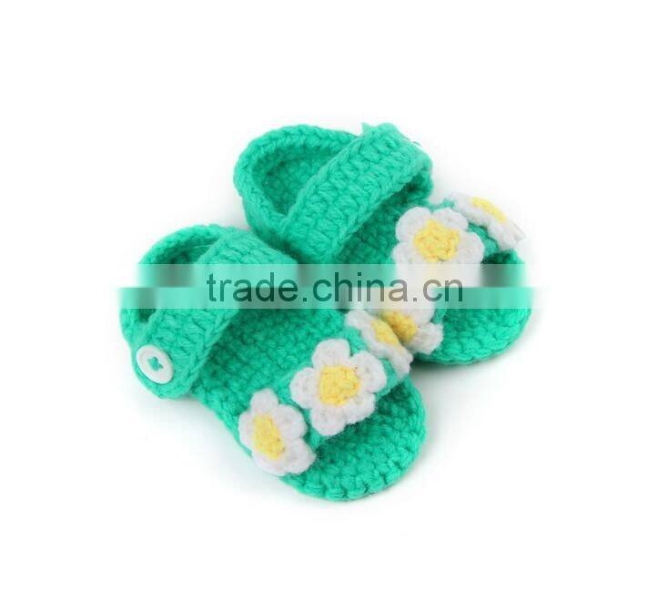 Beautiful summer crochet baby toddler shoes
