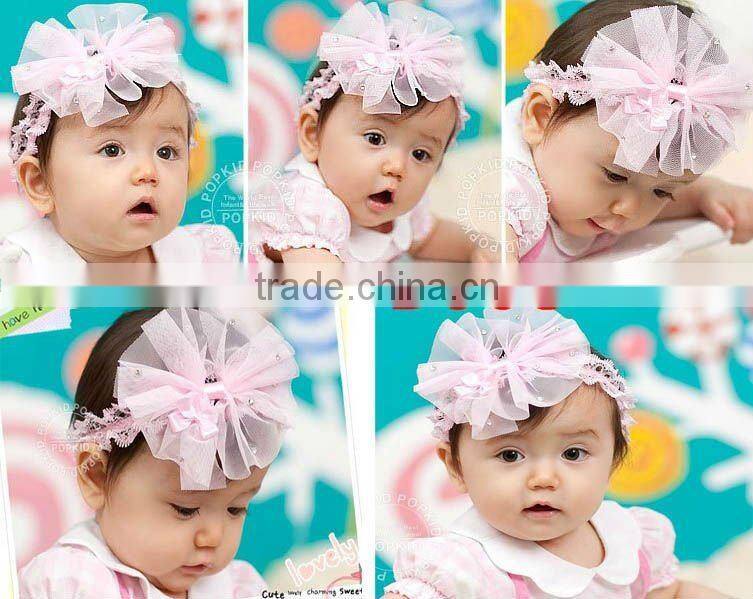 Europe colorful baby hair accessories wholesale,baby flowers hairband