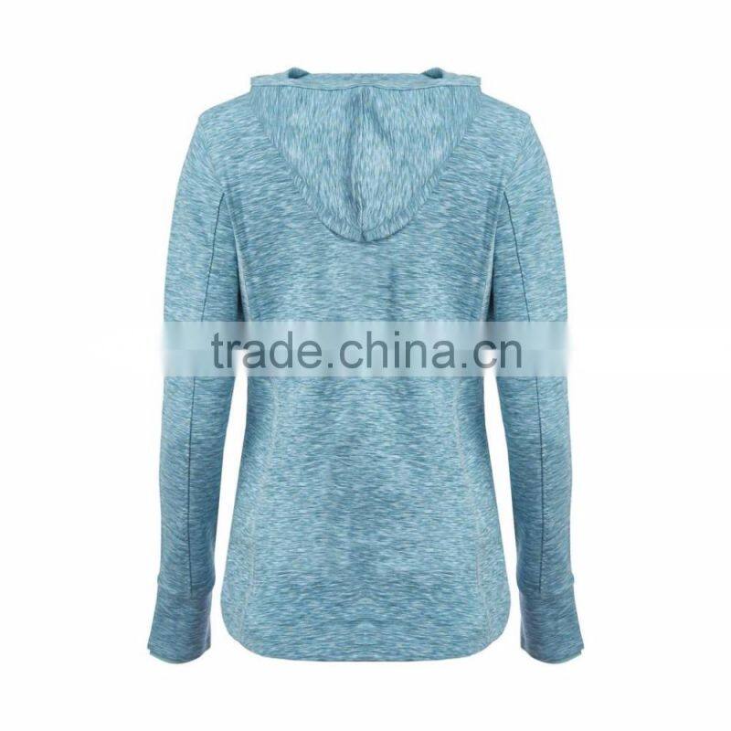 Wholesale Price Woman Dry Fit Slim Stretchy Gym Pullover Hoodie