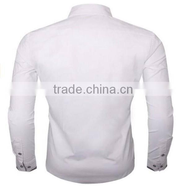 2016 new wholesale Classic Slim Fit Plaid custom mens casual dress shirts