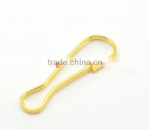 Gold Plated ID Badge Holder Clips 23x7mm