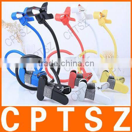 Multi-functional universal mobile phone holder with gooseneck