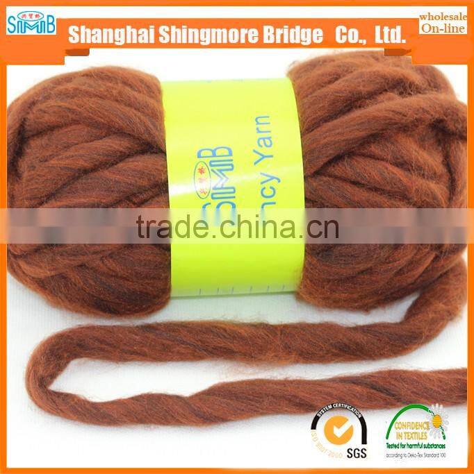 Chunky knitting yarn supplier cheap wholesale super soft chunky yarn acrylic for knitting sweater hat