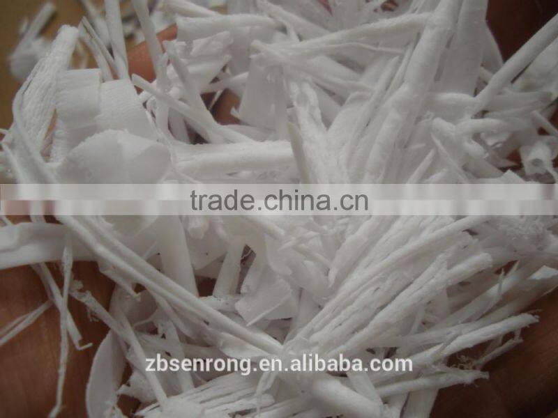 white PTFE scraps