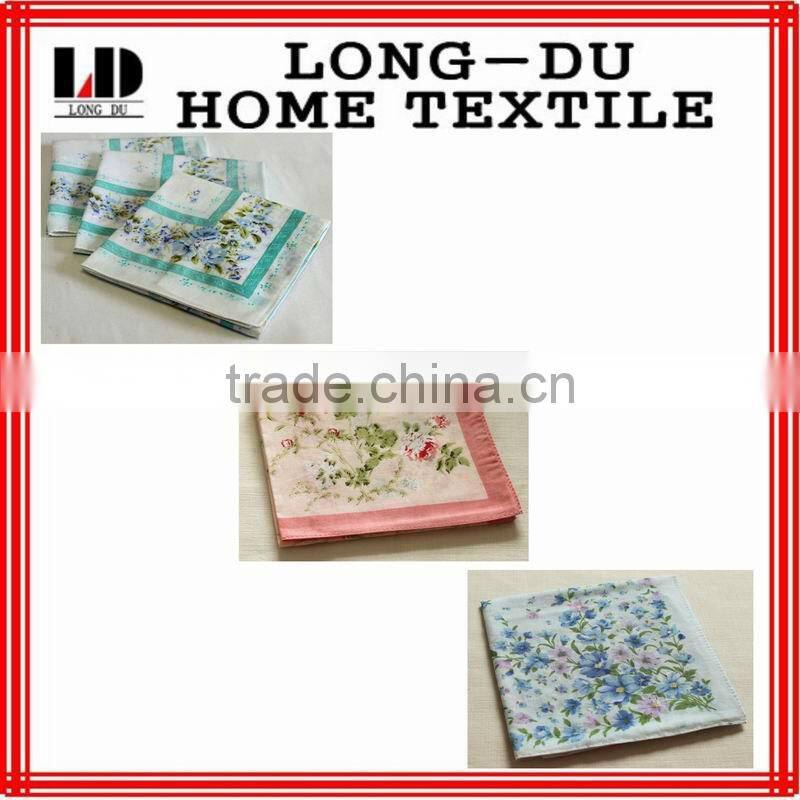 Floret printed handkerchief