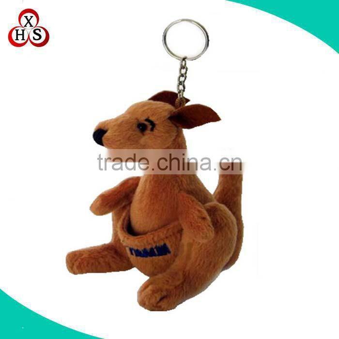 Wholesale soft stuffed keychain dog plush dog keychain