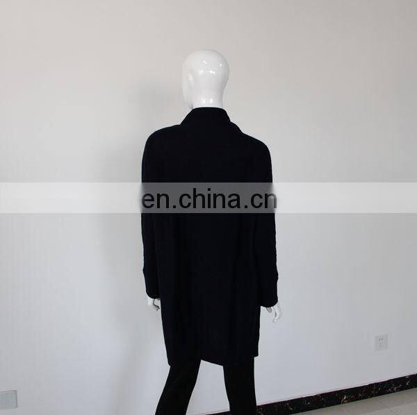 wholesale customized fashion style cashmere turtleneck long sweater for women