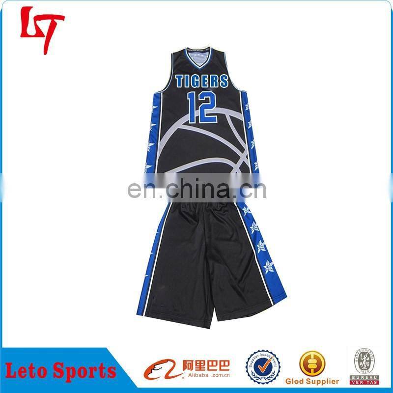 OEM Fashionable Sublimation basketball jersey uniform design