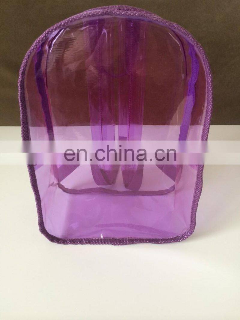 Clear Transparent PVC Multi-pockets School Backpack Outdoor Backpack