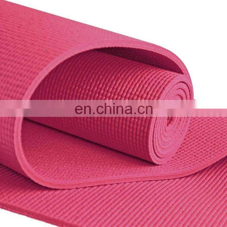 Wholesale custom printed PVC eco yoga mat manufacturer with yoga mat bag