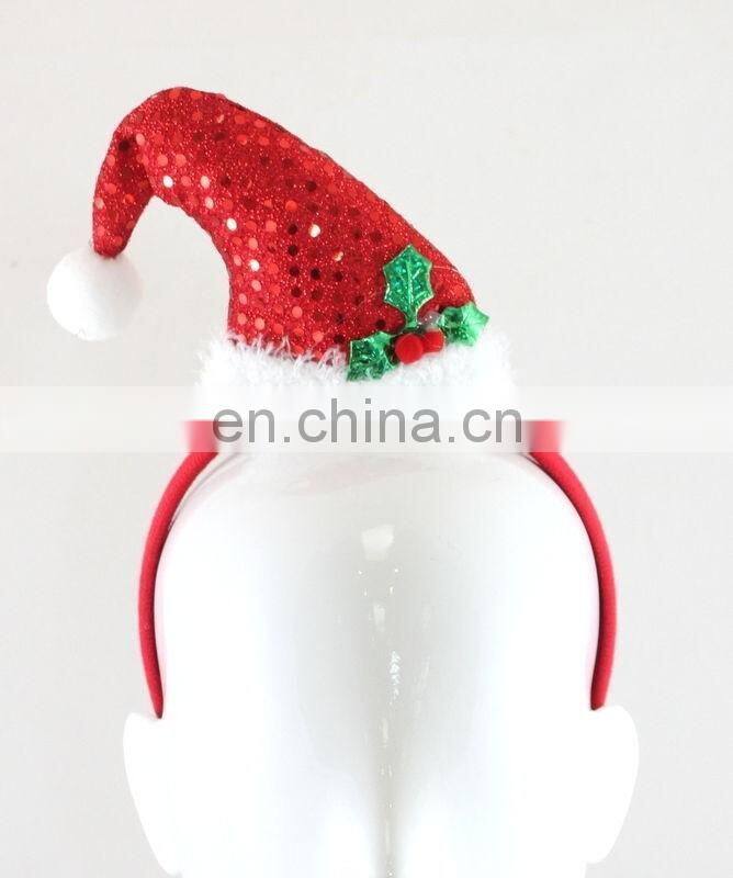 wholesale cheap cute christmas headband with Elf hat