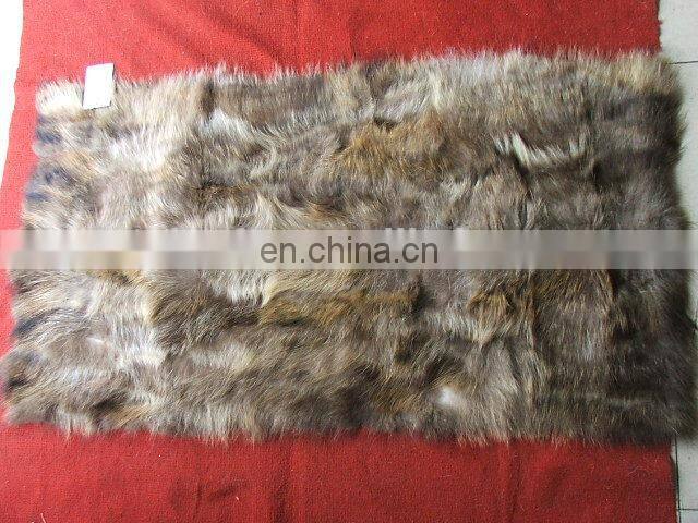 factory direct high quality raccoon fur plate for garment