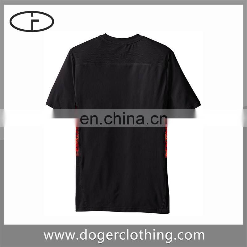 Cotton short sleeve O-neck t-shirt printed with blank color