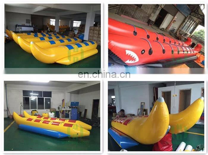 HI Most Excellent Interesting Inflatable Banana Boat For Sale / Water inflatable Banana Boat