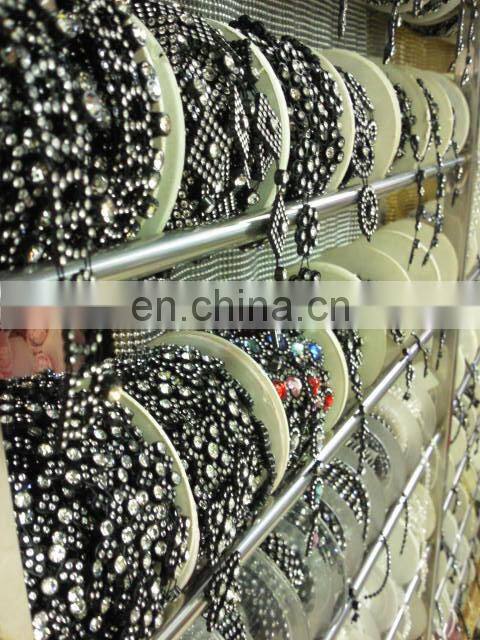 SS8 Plastic ab crystal rhinestone trimming for garments