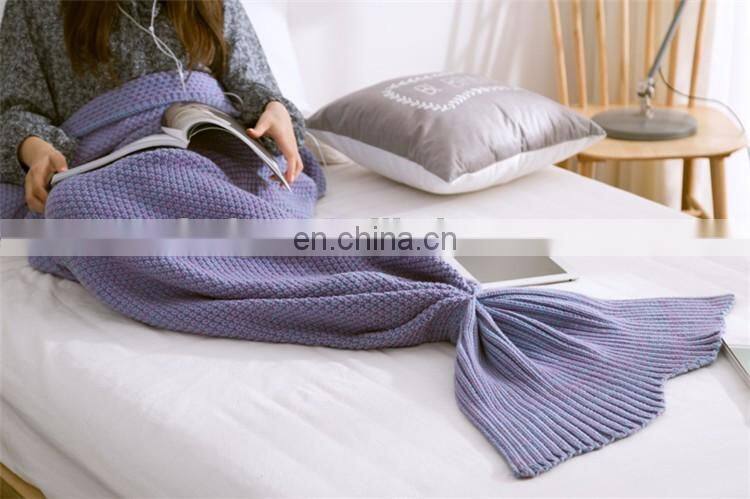 Manufactory walmart alibaba textile stock wholesale mermaid tail blankets warm winter blanket