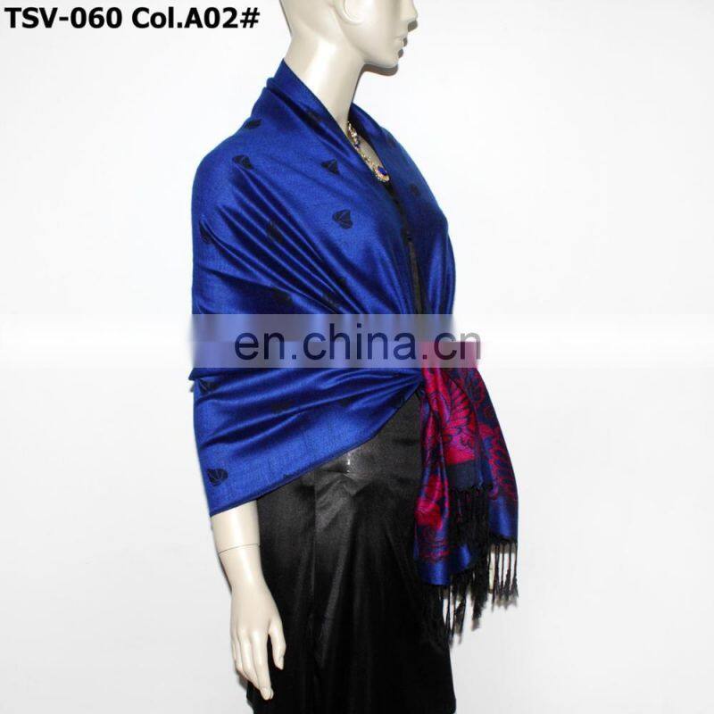 Feeling soft high quality spanish flamenco manton pashmina shawl
