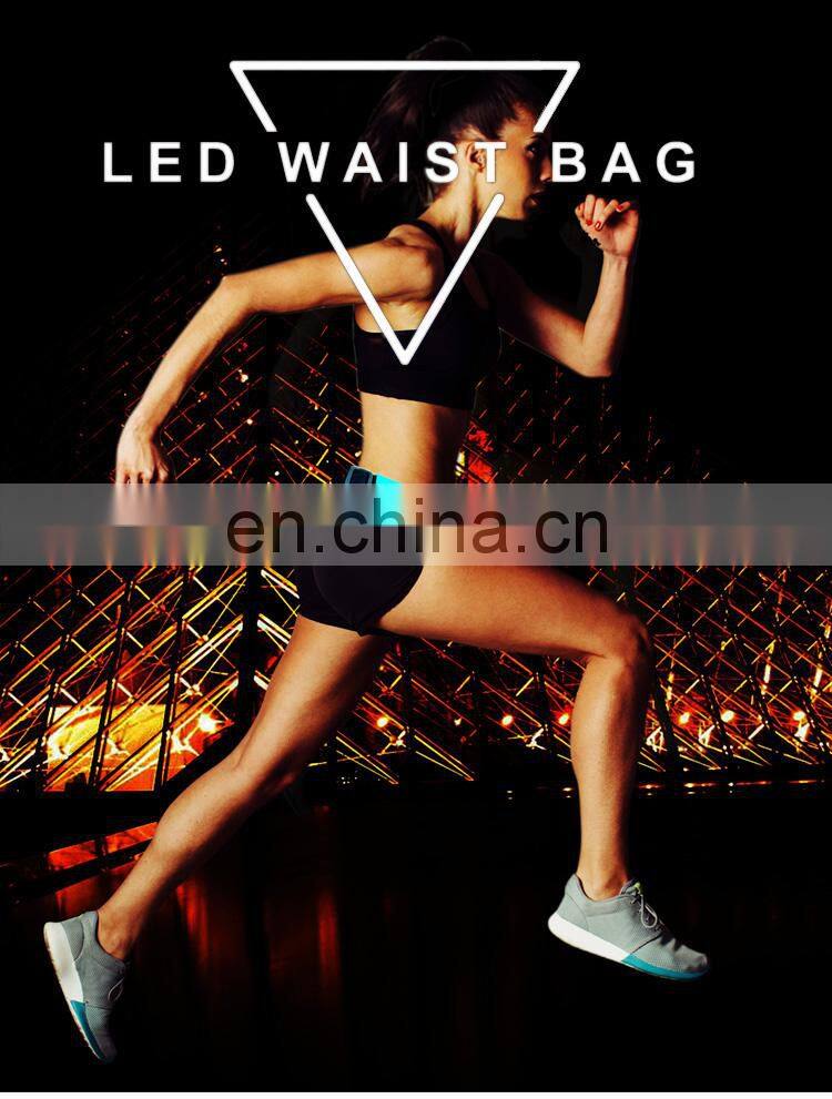 2018 New Arrivals Sports Waist bag Running Bag With Light