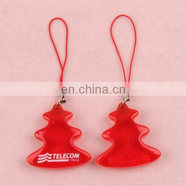 Cheaper Acrylic promotion flashing mobile phone straps custom