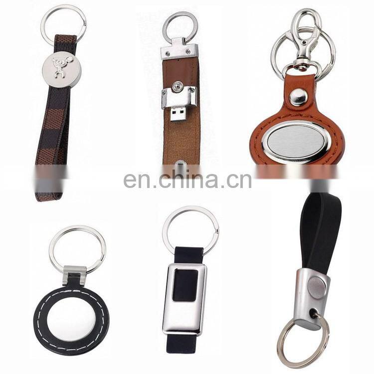 Design round clear acrylic luxury keychain