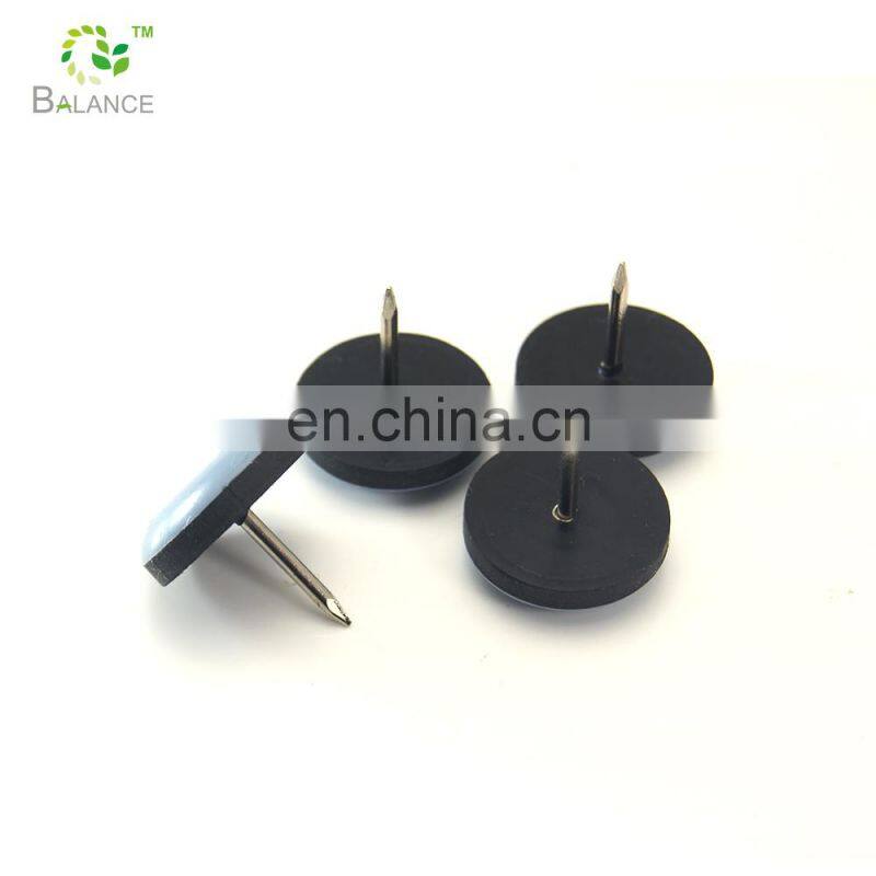 nail on furniture slider  moving glides pads