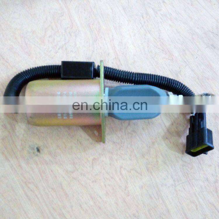 Genuine DCEC 6CT Diesel Engine Part 3977620 24V Fuel Shutoff Solenoid Switch