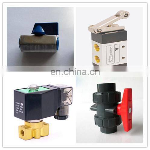 3 way pneumatic control valve end entry ball valve brass ball valve with nipple