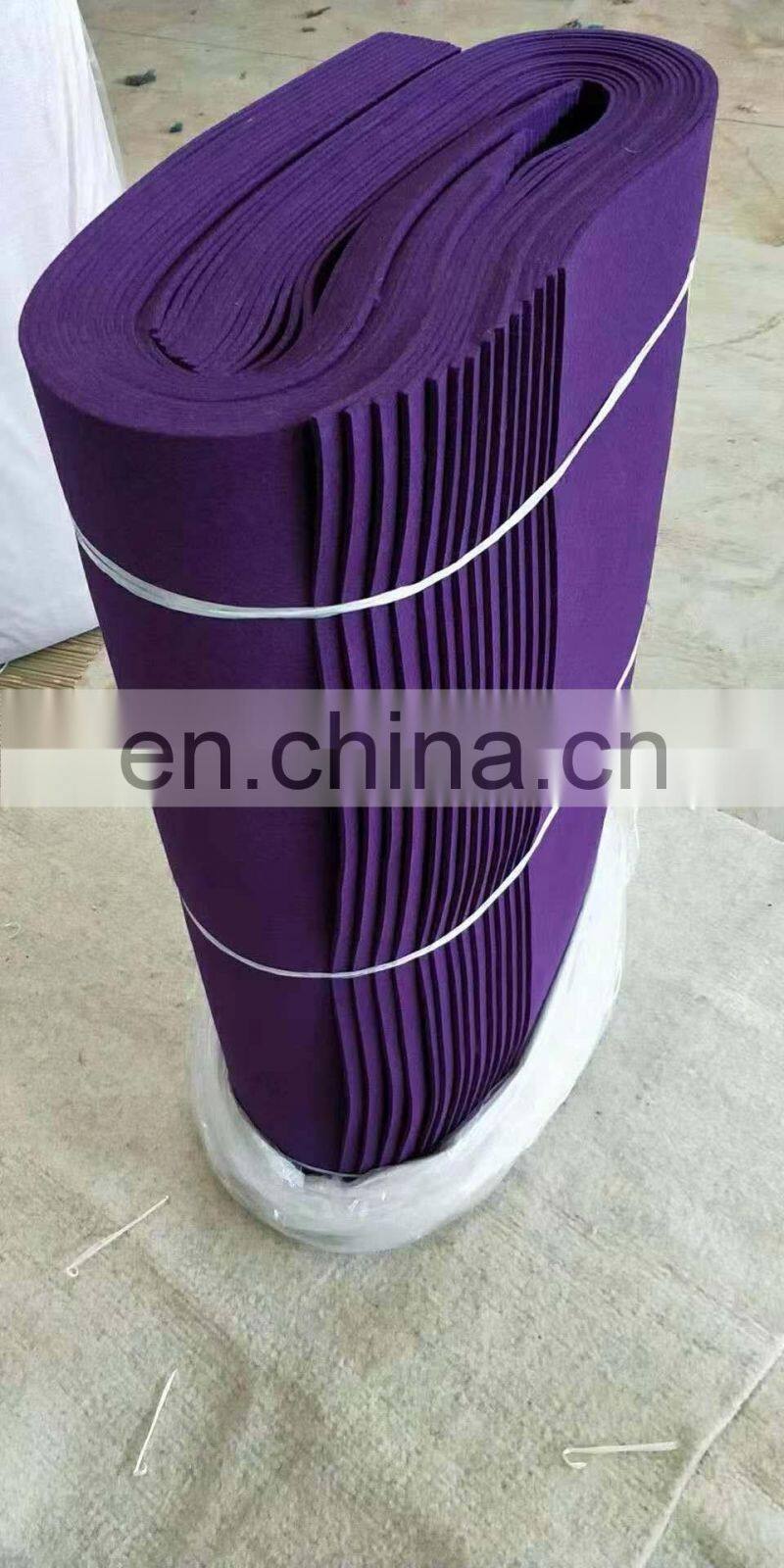 Factory price Laminated 5mm colored thick 100% wool felt