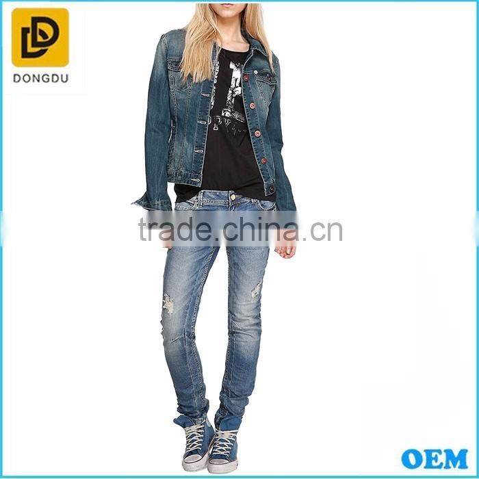 OEM hot sale long sleeve men windproof and windproof rain denim jacket