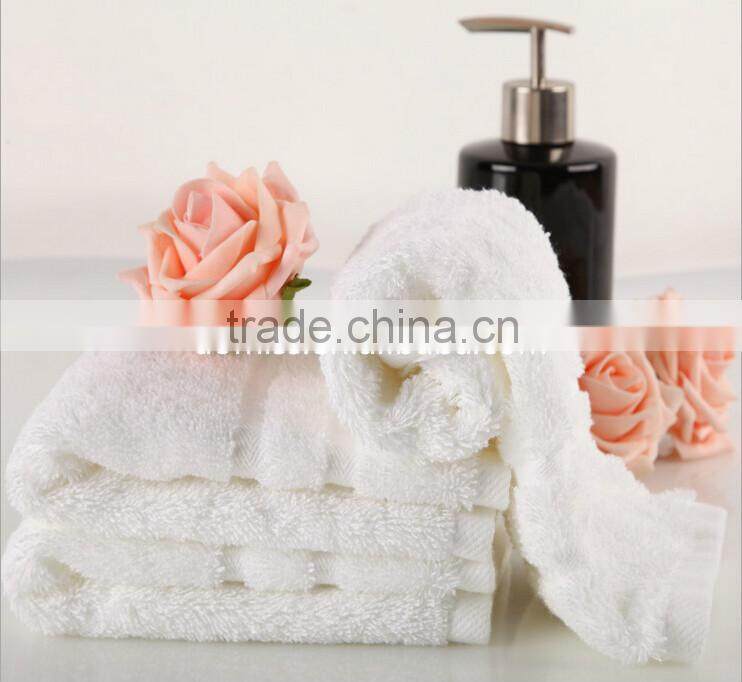 cotton terry white hotel towel wash cloth face towel