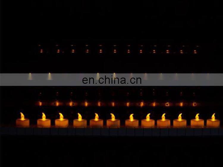 LED Candle Yellow Flickering Flameless Tea Lights